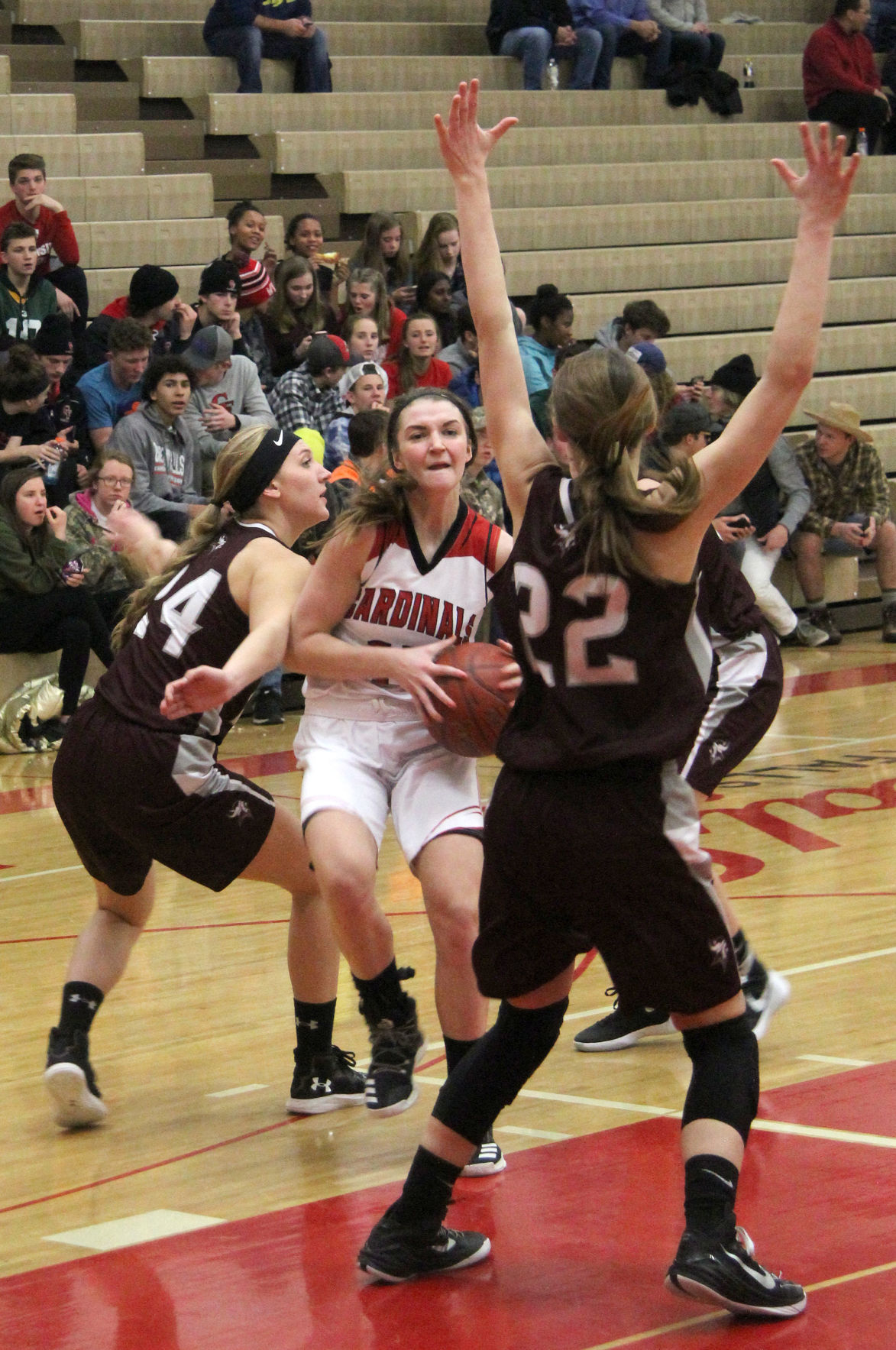 Holmen at Chi-Hi girls basketball 1-2-18